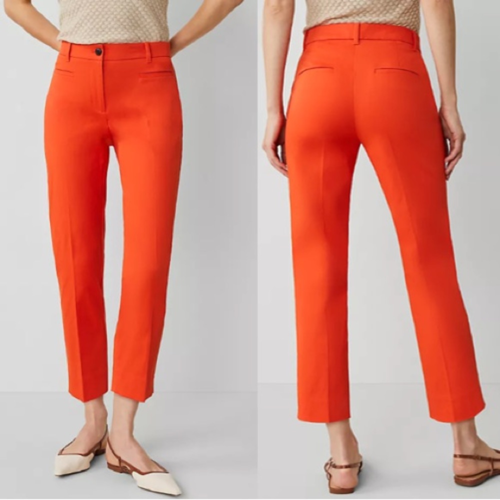 ✂️  3/$25! Susma Cotton Blend Blood Orange Crop Pants Size 6